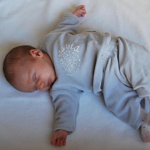 Grey zip sleepsuit