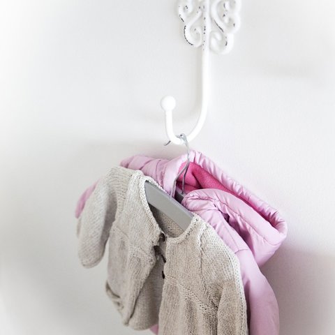Pink hooded cardigan